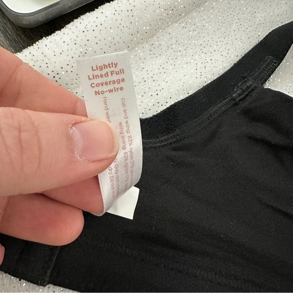 CACIQUE Black Lightly Lined Full Coverage No-Wire Bra - Picture 6 of 7